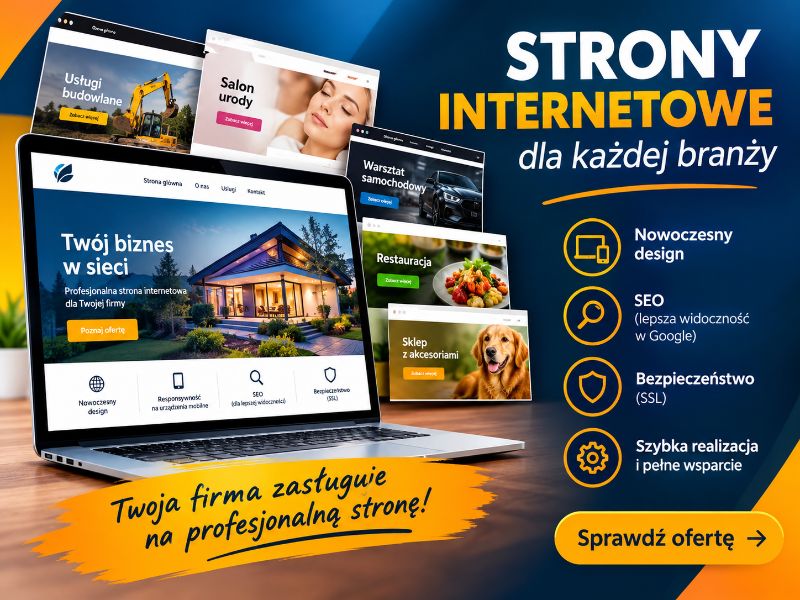 Projektujemy strony dla producentów żywności